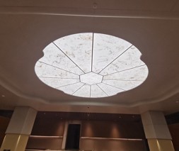 Custom Onyx Ceiling Light