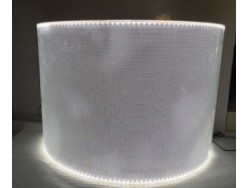 Panel de luz LED curvada