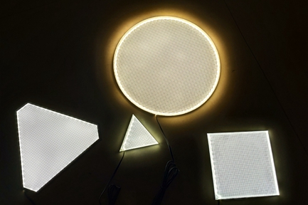 hoja de luz led customizeshape