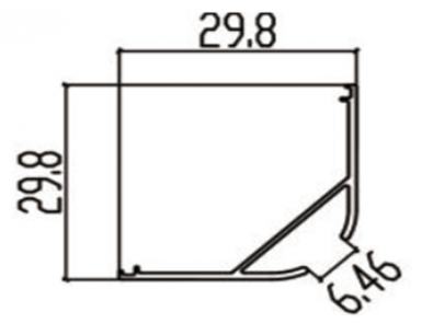 MAX-58 Flexible Bendable LED Strip Channel Extrusions