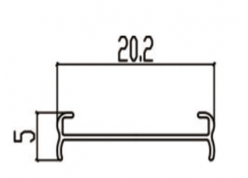 MAX-42 LED Recessed Extruded Aluminum Channel Profile