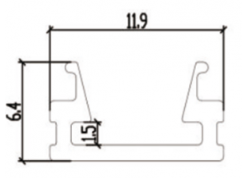 MAX-108 Bracket Led Aluminum Extrusion Profile