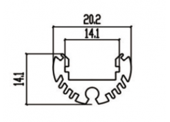 MAX-61 Shop LED Aluminum Profiles