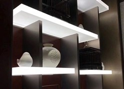 Edge-lit Acrylic Shelf