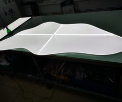 LED Panel Backlit Counter Island