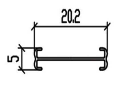 LED Aluminum Profile Drawing