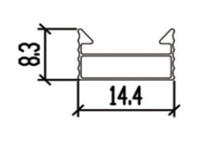 LED Aluminum Extrusion Drawing