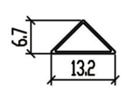 V Shape LED Aluminum Profile