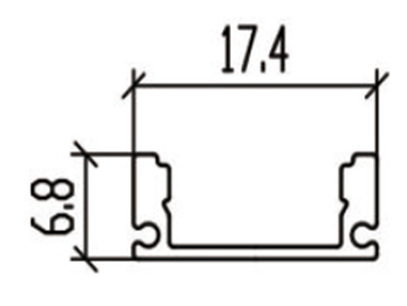 Cabinet LED Aluminum Profile