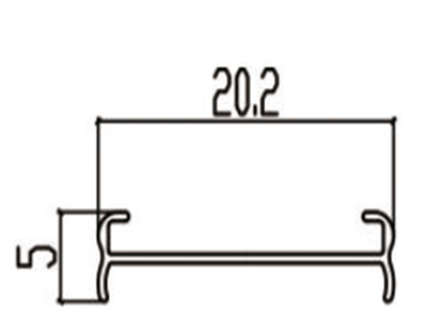 LED Recessed Extruded Aluminum Channel Profile