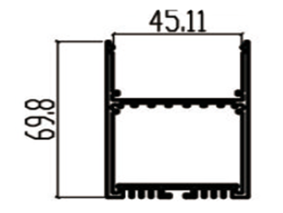 Wall LED Aluminum Profile