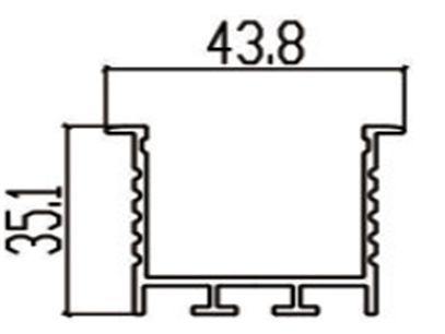 Floor LED Aluminum Profile