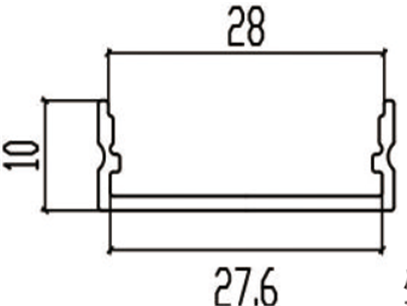 Closet LED Aluminum Profile