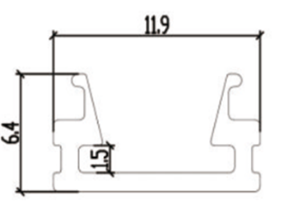 bracket led aluminum extrusion profile