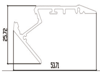 Stair LED Aluminum Channel