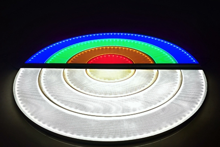 RGB led light sheet