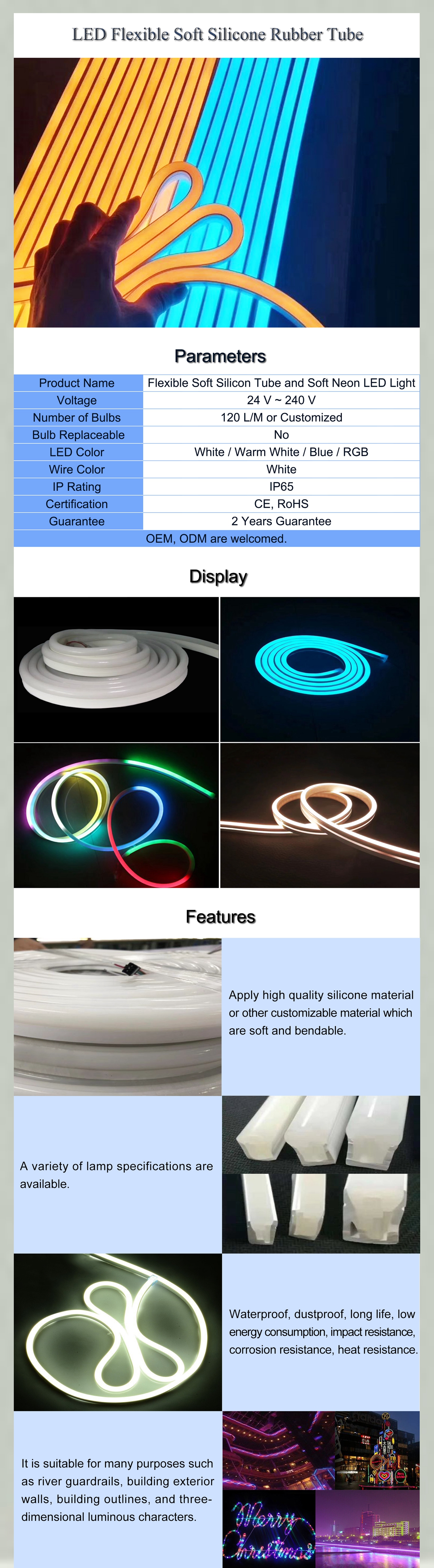 Soft Silicone Rubber LED Strip