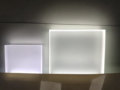 edge-lit acrylic sheet