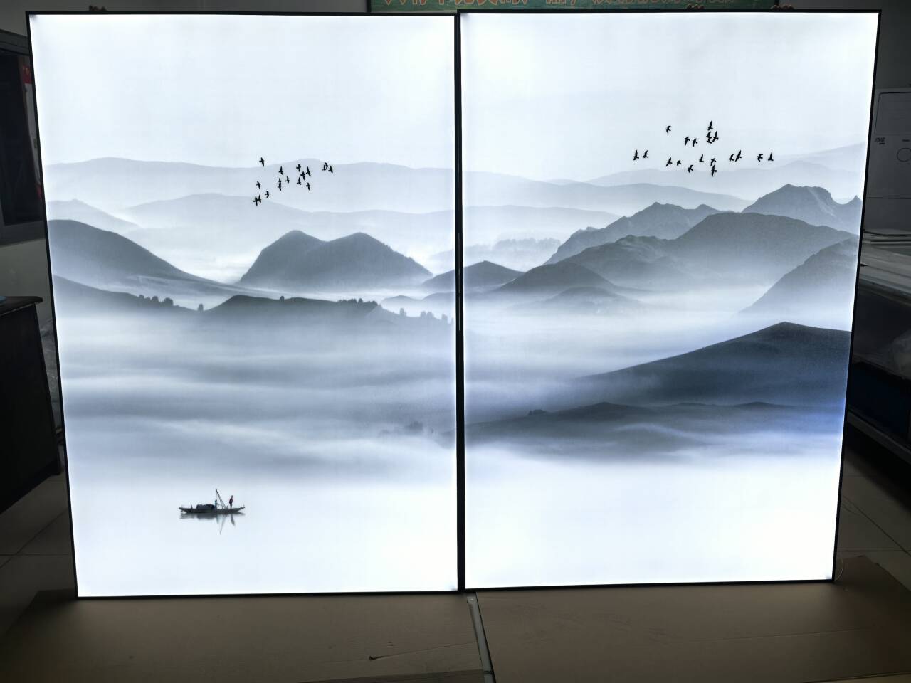 6000k LED Panel Backlight UV Printed Picture