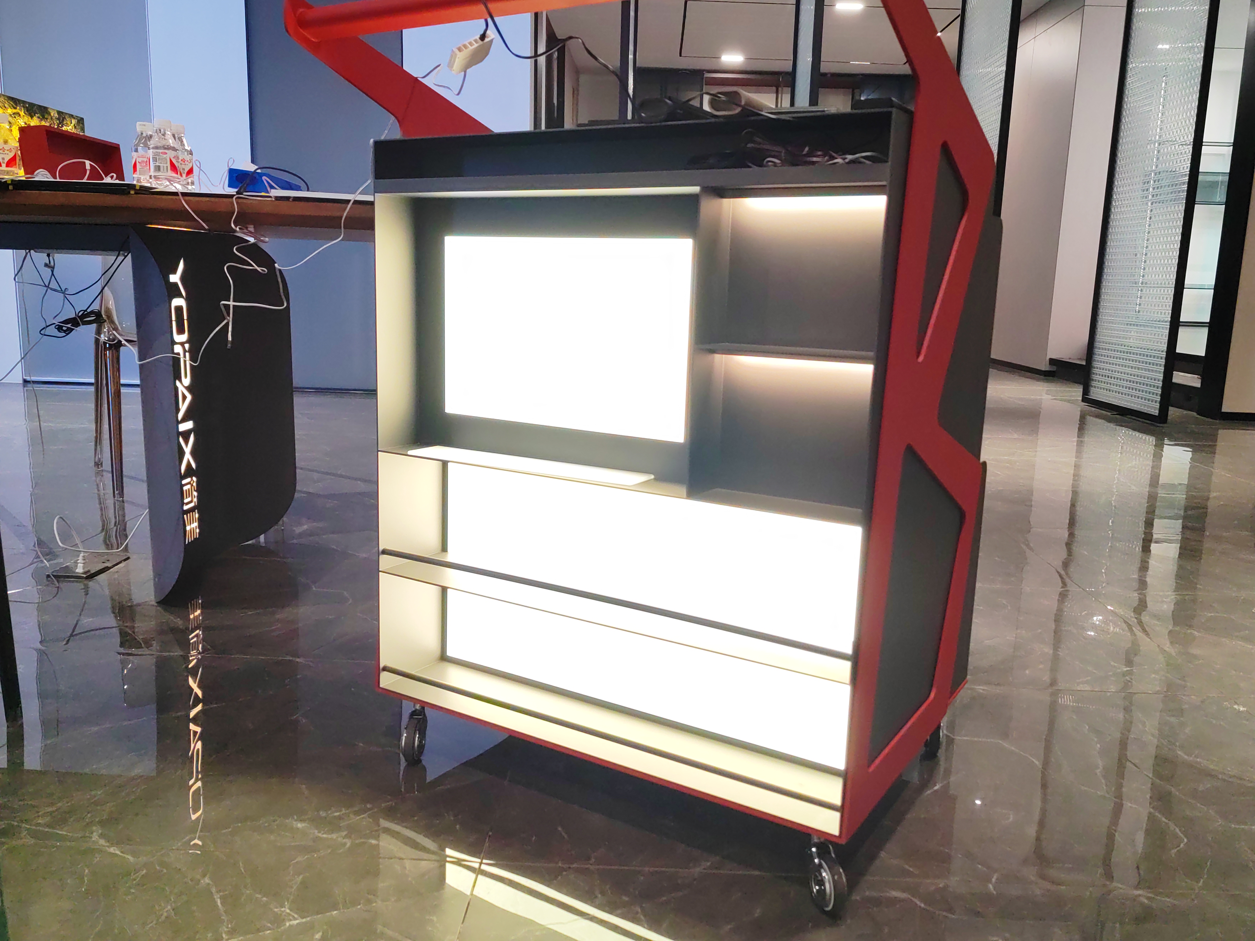 Edge Lit Acrylic Shelf